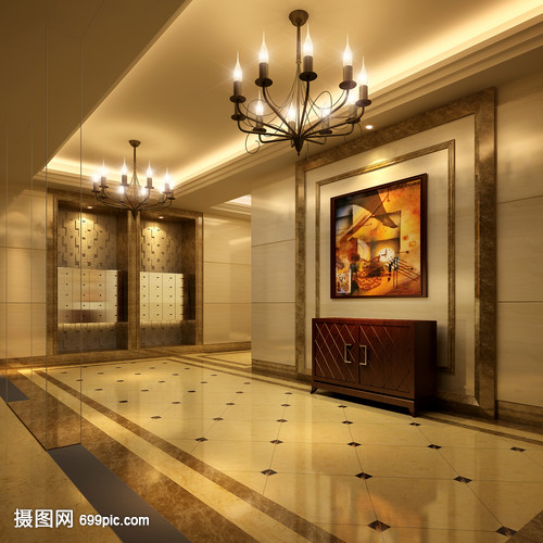 公共區(qū)域過道效果圖